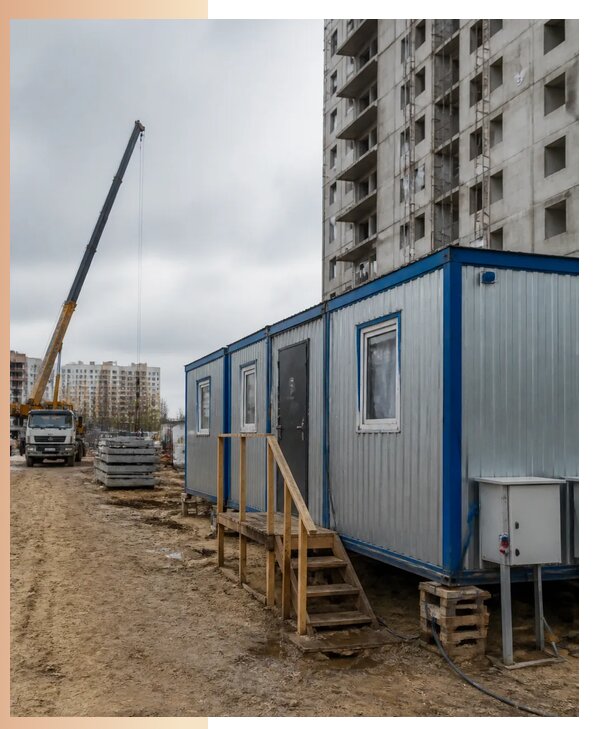 Аренда строительных вагончиков для рабочих в Магнитогорске